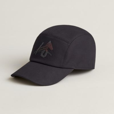エルメス HERMES CAP NEVADA CHEVAL 58 Hermes Cap Nevada Puzzle Equestre Hat Ecru Cotton 58 New